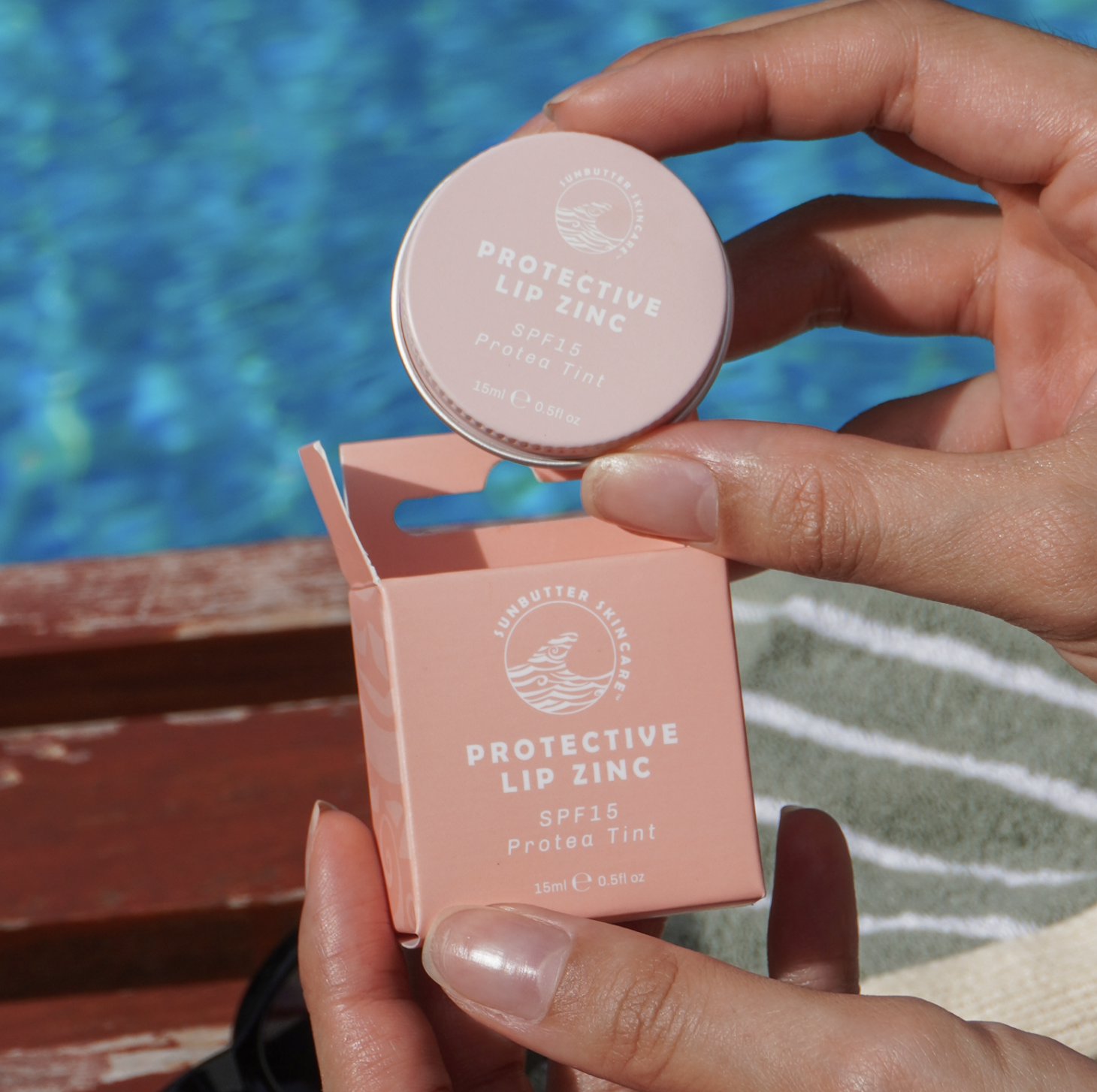 Lip Zinc SPF15 - Protea Tint - SunButter